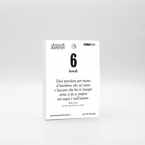 CALENDARIO DELLE DONNE 2025 - A6 PICCOLO 10x14 CM - INSERTO