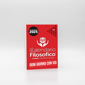 CALENDARIO FILOSOFICO 2025 - A6 PICCOLO 10 x 14 CM - INSERTO SENZA FORO