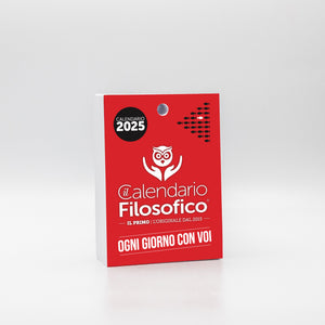 CALENDARIO FILOSOFICO 2025 - A6 PICCOLO 10 x 14 CM - INSERTO