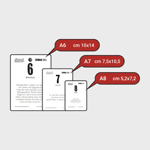 CALENDARIO DELLE DONNE 2025 - MIDI A7 7,4 x 10,5 CM - SENZA SUPPORTO